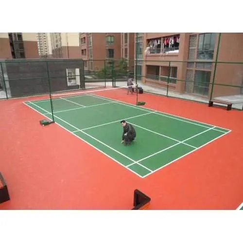 outdoor badminton court floor manufacturer